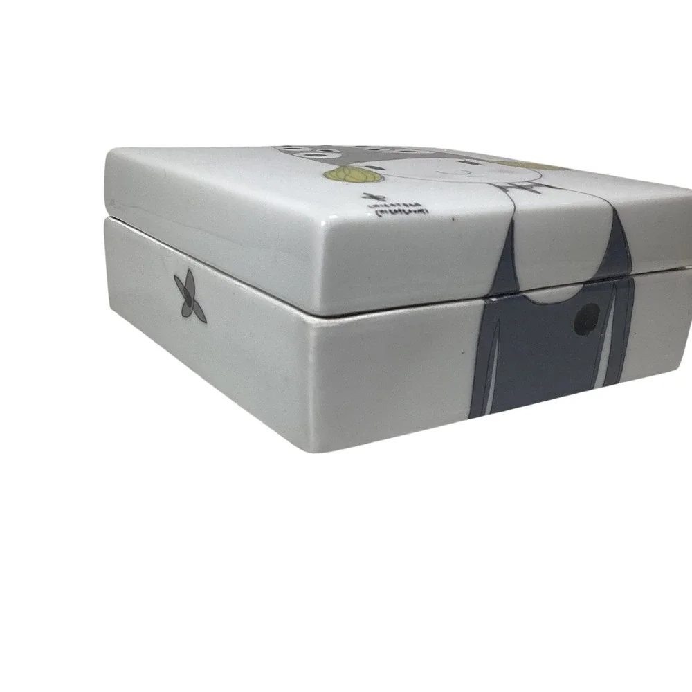 Tozai Home Chiratorn Chirapravati Palais de Baan Mor Ceramic Trinket Box 4x4x2